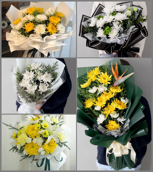 河南南阳邓州市张楼乡老君村白事花束代送